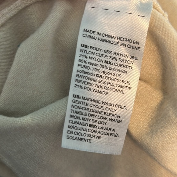 Chico’s Cool Floral Sweater Spun Cotton V-neck Long Sleeve Chicos Size 2 Large - Picture 9 of 11